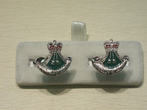 The Rifles enamelled cufflinks - Click Image to Close